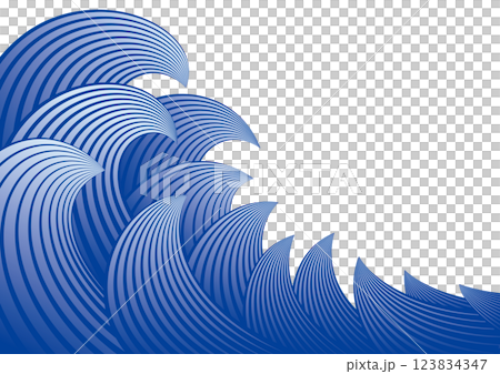 大浪的圖形影像 123834347