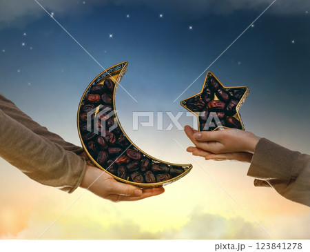 Muslim holy month Ramadan Kareem 123841278