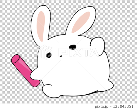 運動會接力兔 運動會接力兔 123843351