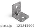 Metal angle corner connector with holes 123843909