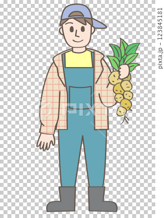 Potato farmer Potato farmer 123845181