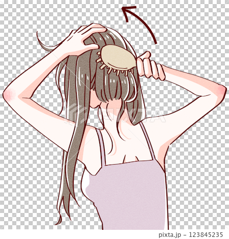 女人打理頭髮 2 123845235