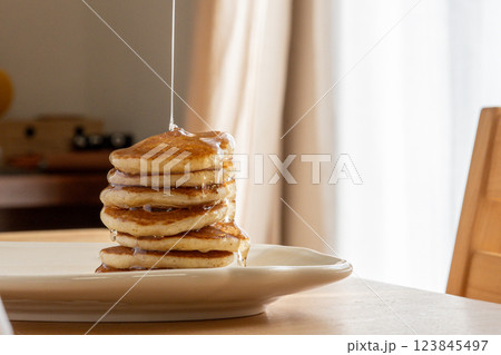 美味しいホットケーキ 美味しいホットケーキ 123845497