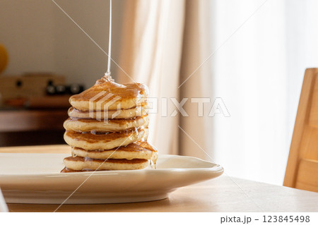 美味しいホットケーキ 美味しいホットケーキ 123845498