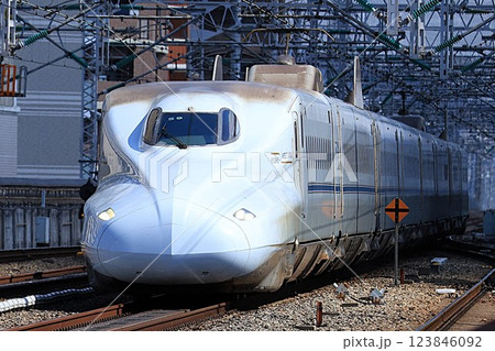 【JR西日本】N700系7000番台「さくら」（山陽新幹線：西明石駅） 123846092