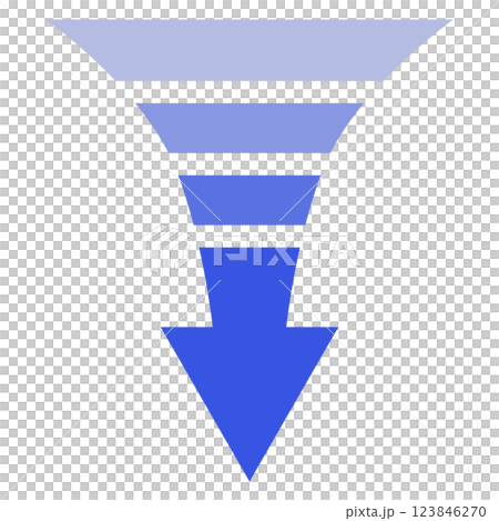 降序藍色箭頭圖 降序藍色箭頭圖 123846270