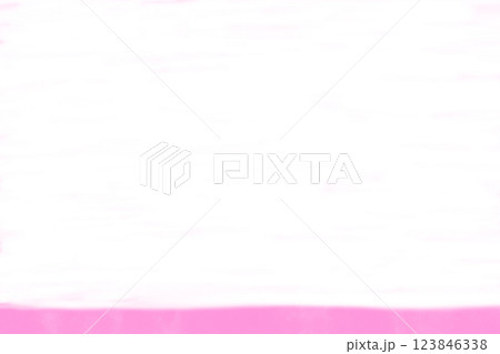 イラスト素材: ピンクと白の抽象画　 123846338
