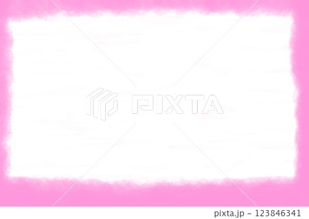 イラスト素材: ピンク背景と白枠の抽象画 イラスト素材: ピンク背景と白枠の抽象画 123846341