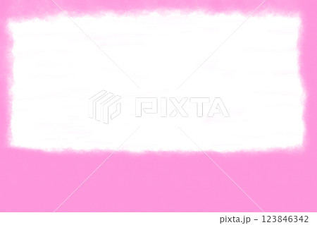 イラスト素材: ピンク背景と白枠の抽象画 イラスト素材: ピンク背景と白枠の抽象画 123846342