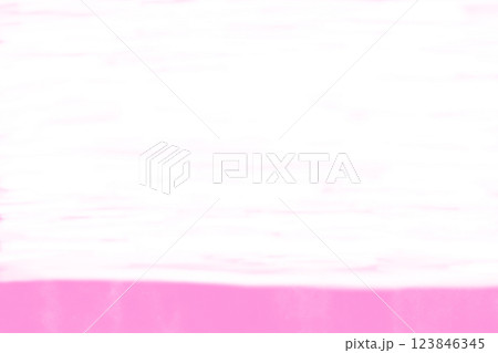 イラスト素材: ピンク背景と白の抽象画　横縞（斑） 123846345