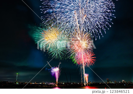 江戸川花火大会(市川市民納涼花火大会) 江戸川花火大会(市川市民納涼花火大会) 123846521