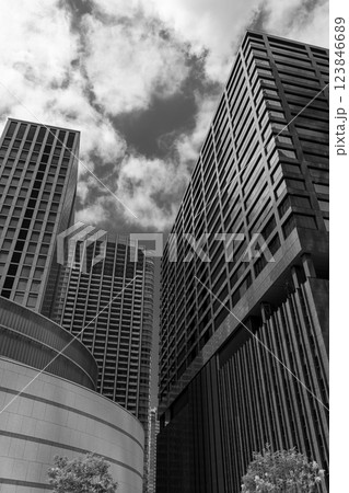 汐留の高層ビル 汐留の高層ビル 123846689