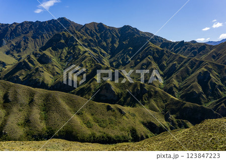 ニュージーランド「テアラロア」の山岳風景 ニュージーランド「テアラロア」の山岳風景 123847223