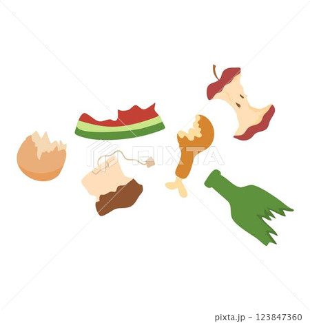domestic waste for compost from fruits and vegetables domestic waste for compost from fruits and vegetables 123847360