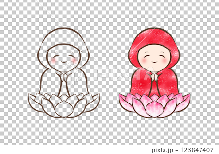 お地蔵さん お地蔵さん 123847407