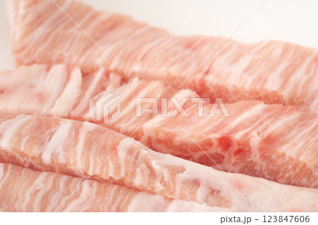 豚トロ（ネック）のクローズアップ 123847606