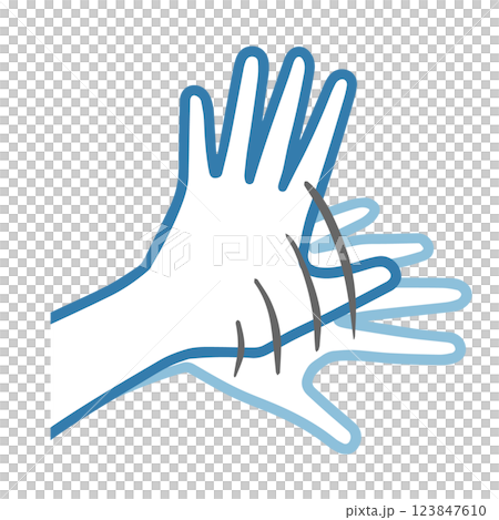 撲翼性震顫，手部震顫的圖示 123847610