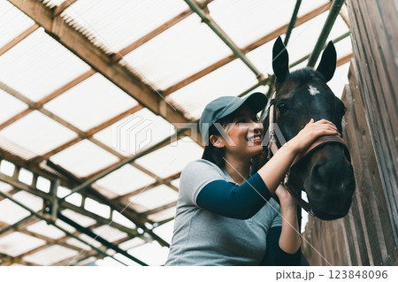 involved with horses 123848096