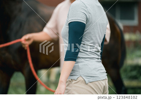 involved with horses involved with horses 123848102
