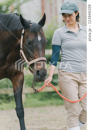 involved with horses involved with horses 123848109