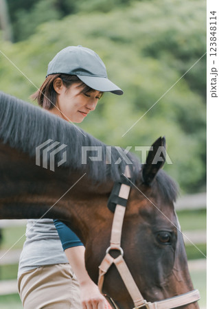 involved with horses involved with horses 123848114