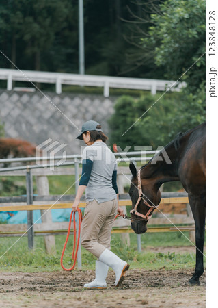 involved with horses 123848128