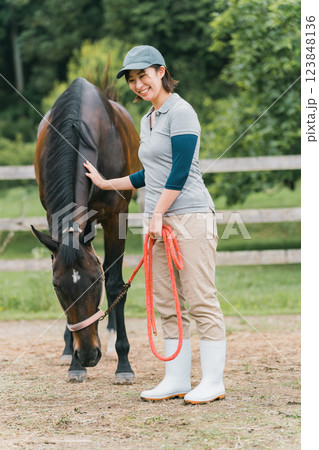 involved with horses 123848136