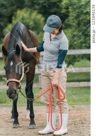 involved with horses involved with horses 123848139