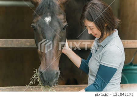 involved with horses 123848173