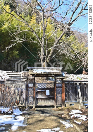山寺常山邸の裏木戸 山寺常山邸の裏木戸 123848863