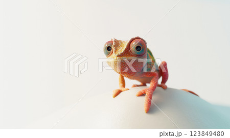 エキゾチックアニマル「カメレオン」 エキゾチックアニマル「カメレオン」 123849480