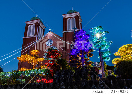 浦上天主堂クリスマスイルミネーション【長崎市】 123849827