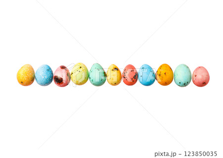 PNG, Easter, set of painted Easter eggs, isolated on white background PNG, Easter, set of painted Easter eggs, isolated on white background 123850035