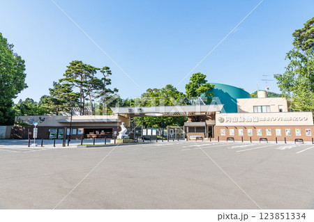 北海道札幌市　快晴の円山動物園 123851334