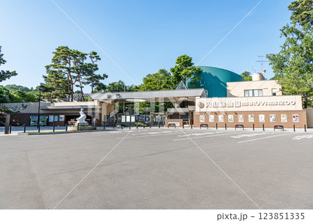 北海道札幌市　快晴の円山動物園 123851335