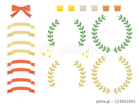 王冠と月桂樹とリボン 13 123852001