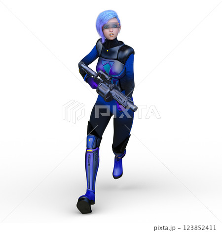 女性戦士 123852411