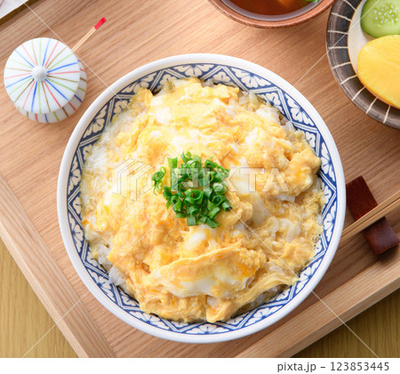 タマゴだけでつくる♪とろっとろあんかけ玉子丼 タマゴだけでつくる♪とろっとろあんかけ玉子丼 123853445