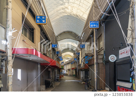 キララ九条　大阪市西区九条の商店街 123853838