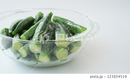 冷凍オクラ - 16:9 冷凍オクラ - 16:9 123854519