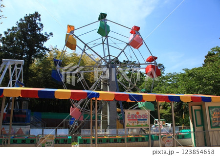日本最古の観覧車の風景_函館公園 日本最古の観覧車の風景_函館公園 123854658
