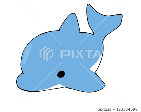 まるっこい イルカ 123854698