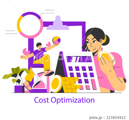 Business process scaling focuses on enhancing efficiency and quality in operations. Key elements include resource management, time optimization, and financial analysis for optimal growth. Vector Business process scaling focuses on enhancing efficiency and quality in operations. Key elements include resource management, time optimization, and financial analysis for optimal growth. Vector 123854912