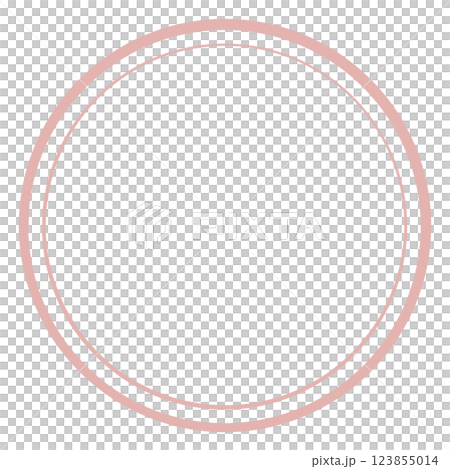 Pink simple circle frame Pink simple circle frame 123855014