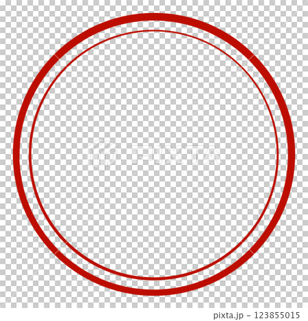 Red simple circle frame Red simple circle frame 123855015