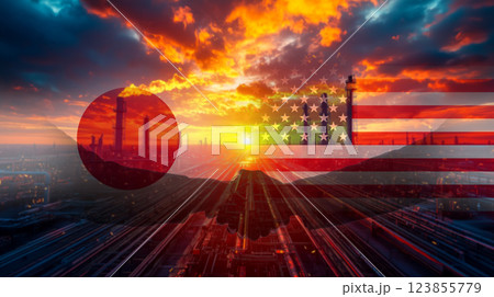 力強い経済同盟のコンセプト 力強い経済同盟のコンセプト 123855779