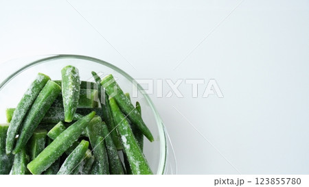 冷凍オクラ - 16:9 冷凍オクラ - 16:9 123855780