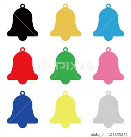 ベル　アイコン　セット 123855871