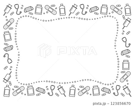 医療のフレーム　F-3 123856670