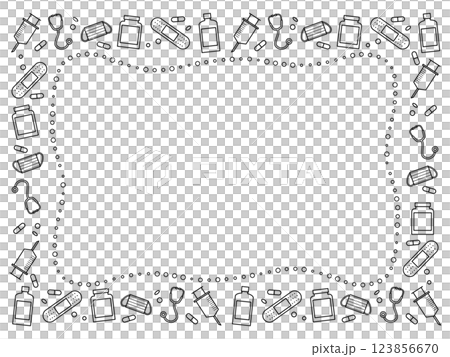 医療のフレーム　F-3 123856670